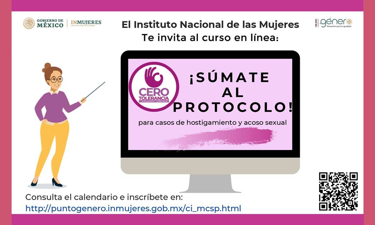 Cursos INMUJERES y talleres internos